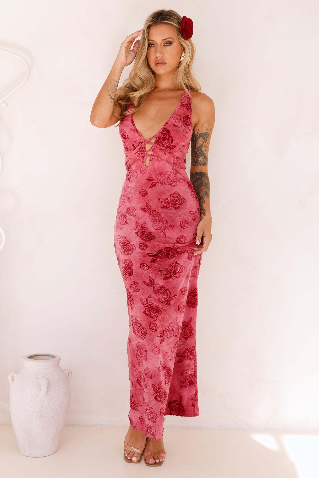 One Winner Maxi Dress Pink