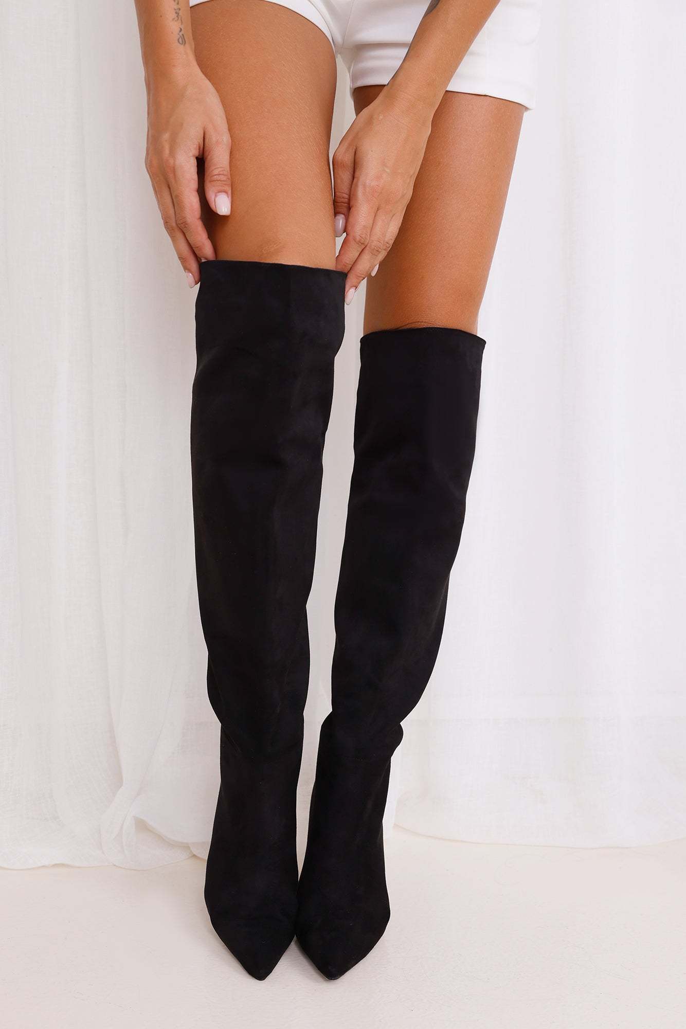 BILLINI Raisa Boots Black Suede
