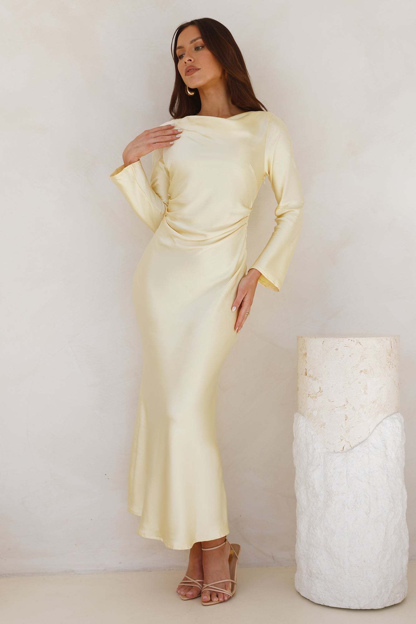 Classy Vibe Maxi Dress Yellow