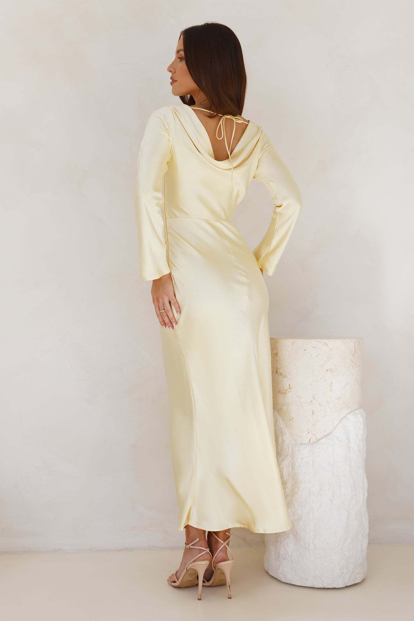 Classy Vibe Maxi Dress Yellow