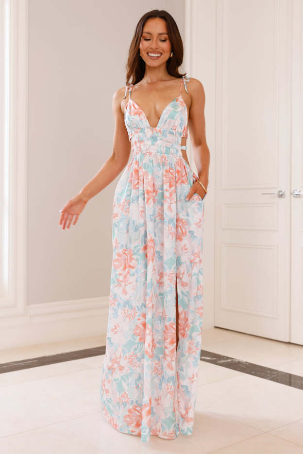 Beauty In All Maxi Dress Peach