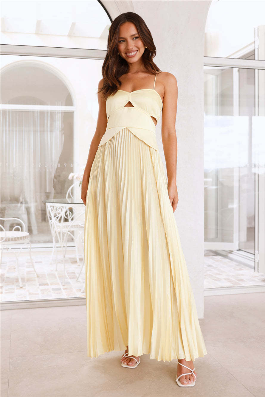 Sunny Spell Maxi Dress Yellow