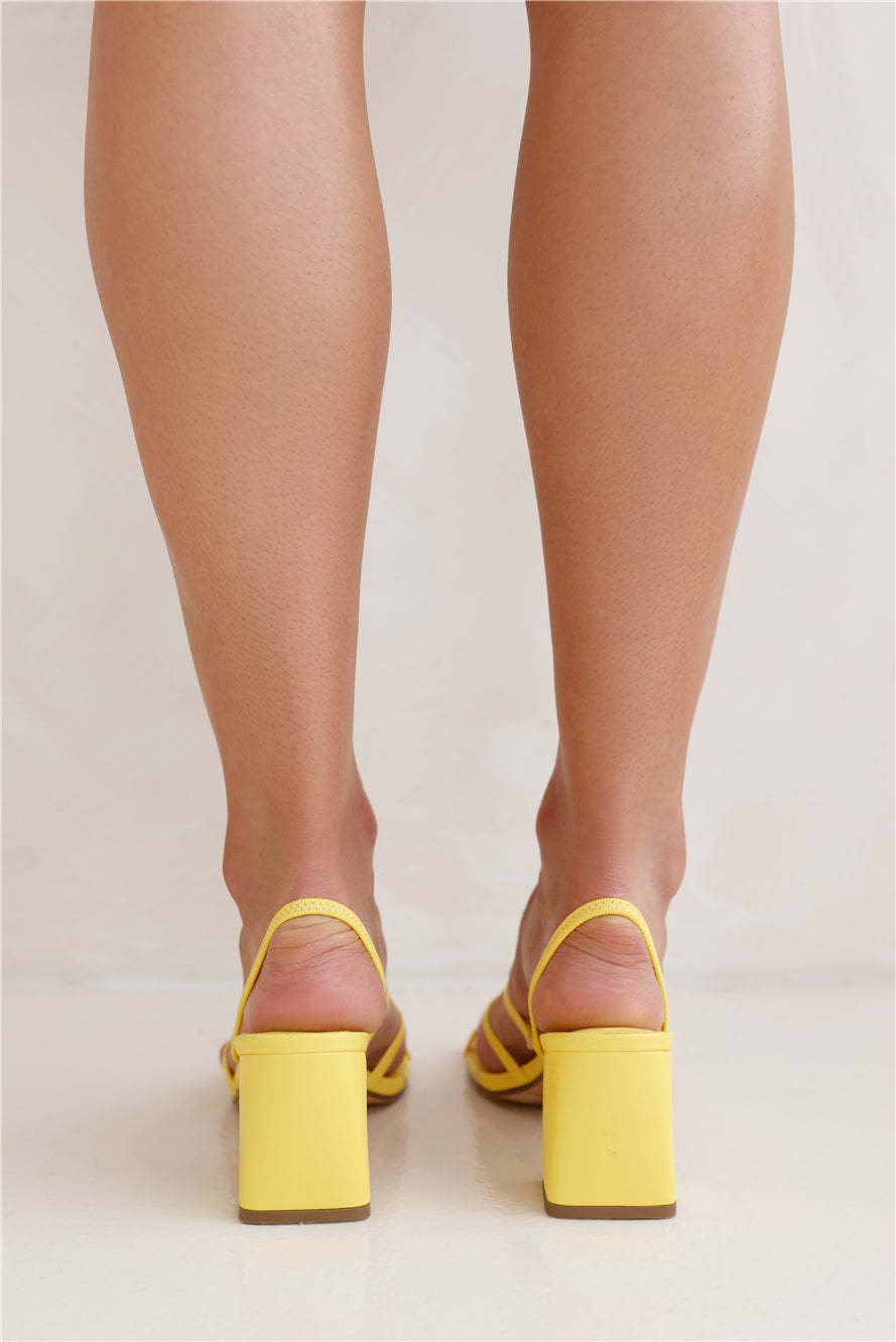 BILLINI Yesha Heels Yellow
