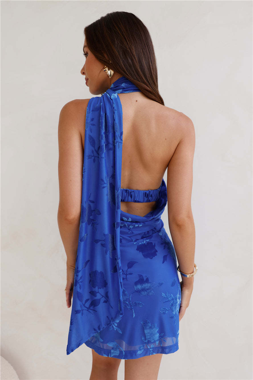 HELLO MOLLY Decadent Love Mini Dress Blue