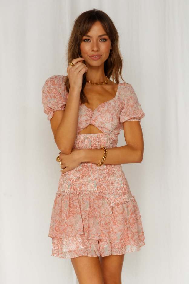 Blow A Kiss Away Dress Floral