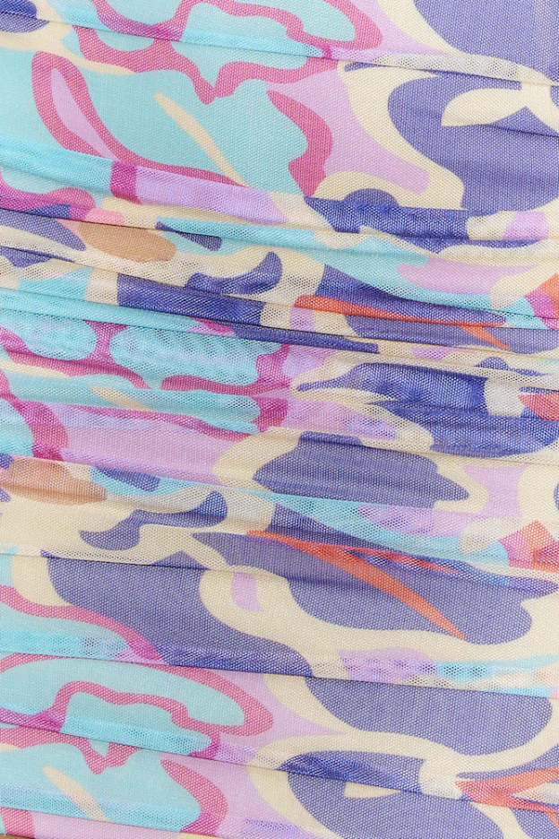 Candyland Mesh Mini Dress Blue