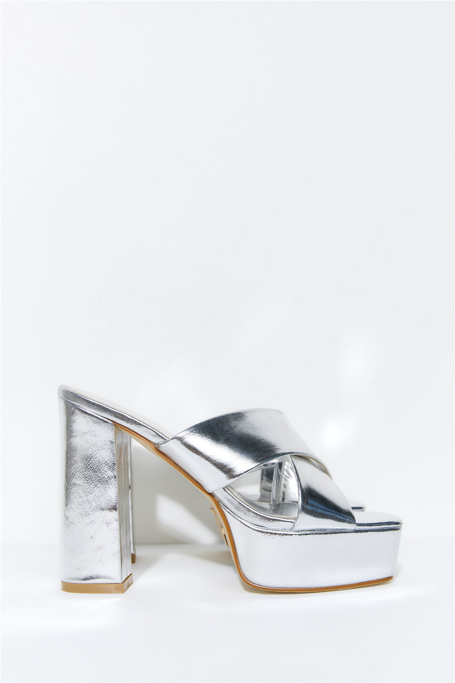 BILLINI Madeleine Heels Silver Metallic