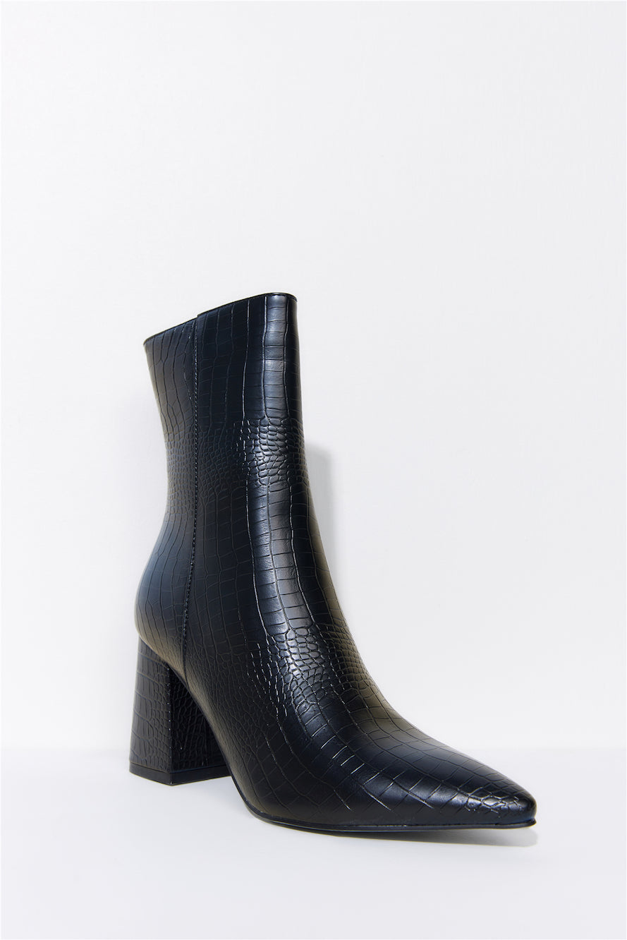 BILLINI Penley Boots Black Croc