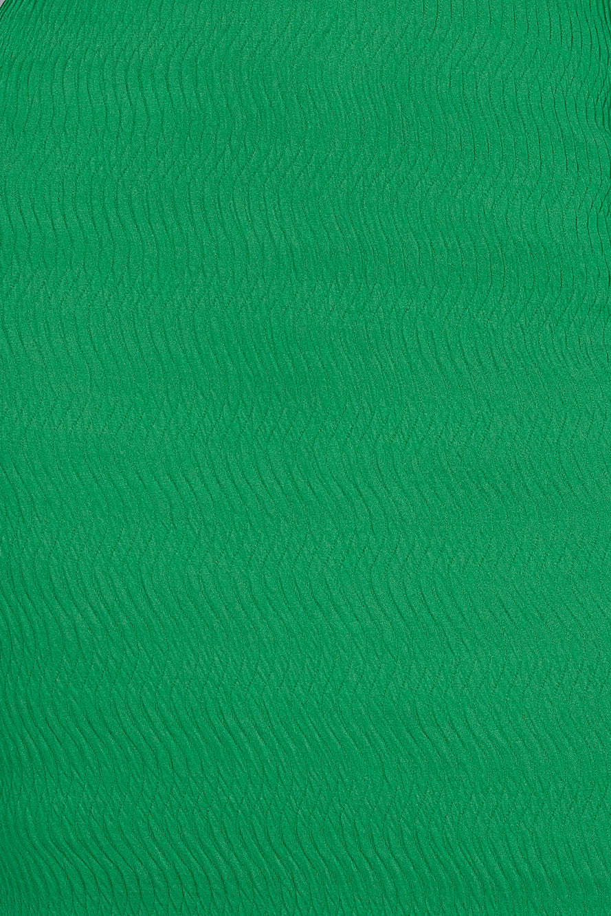 At The Resort Midi Dress Green