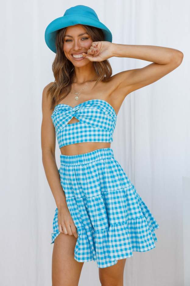 Animal Crossing Skirt Blue