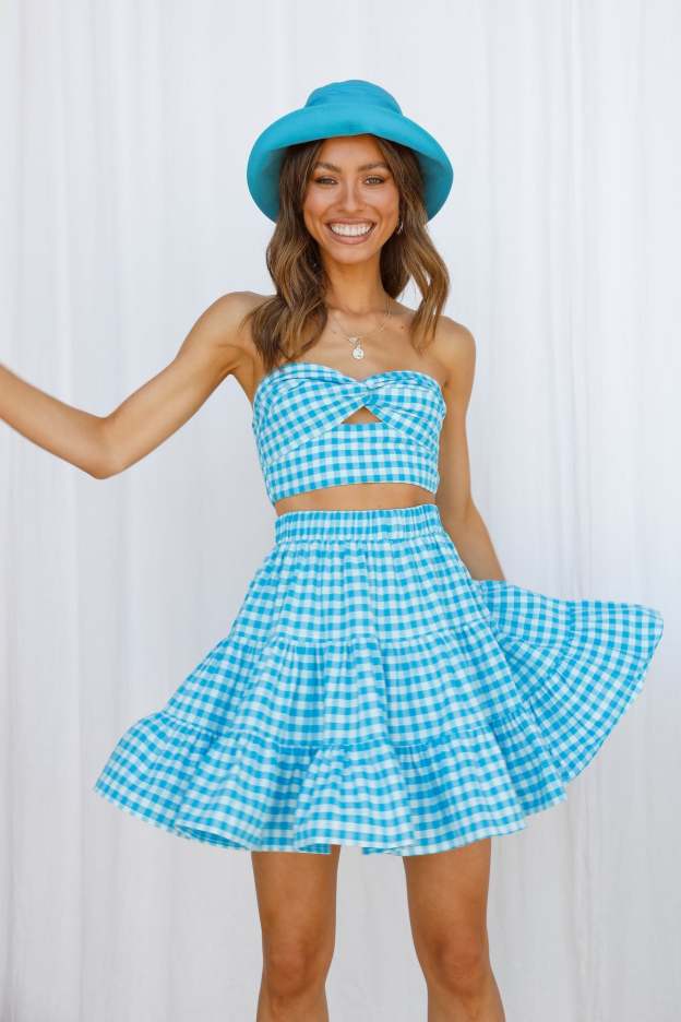 Animal Crossing Skirt Blue