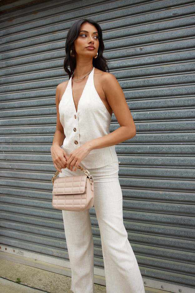 Country Retreat Linen Blend Pants Natural