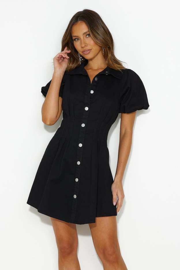 Day Date Mini Dress Black