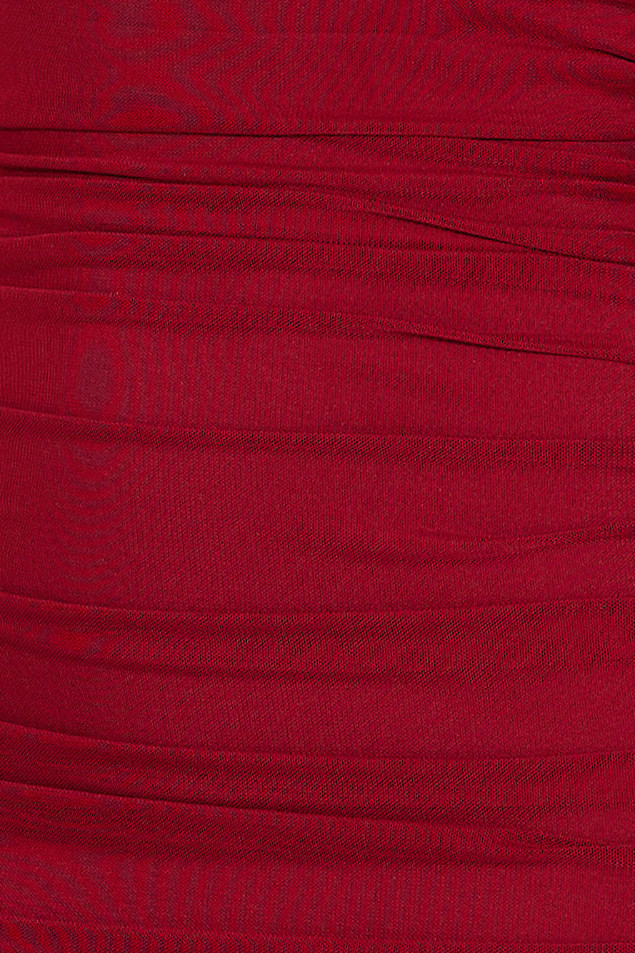 Changing Times Midi Dress Wine