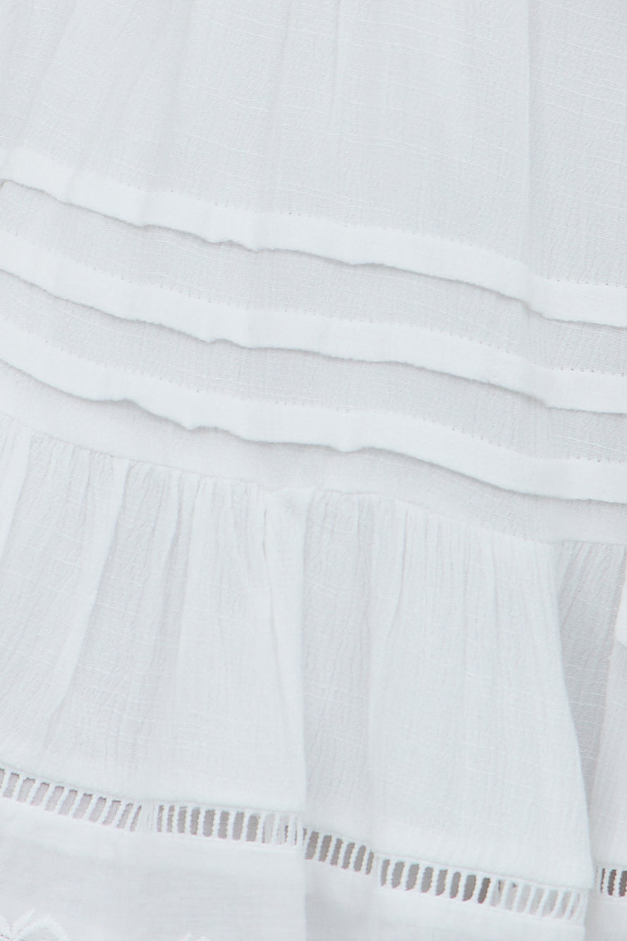 Crochet Cuteness Skirt White