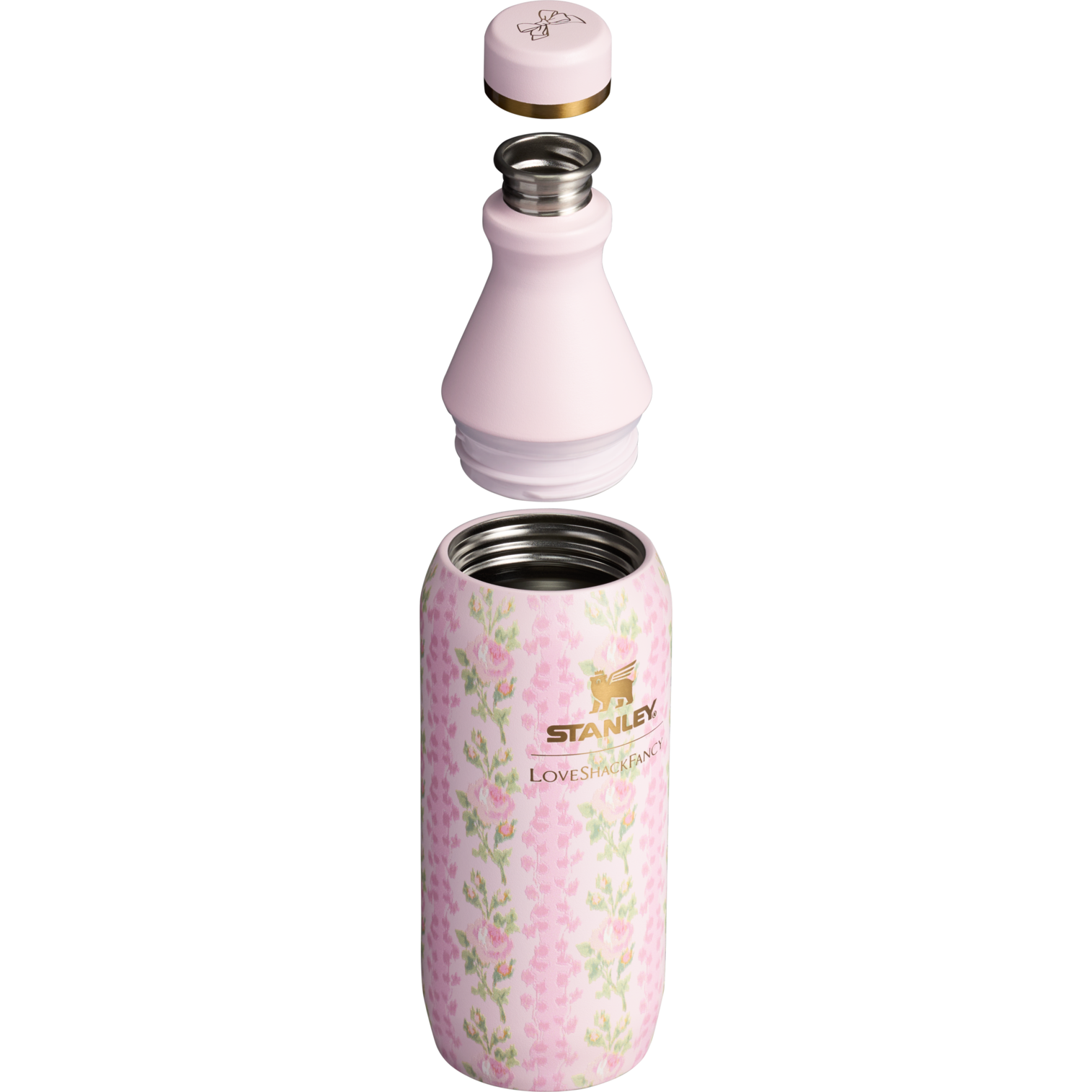 The Stanley  LoveShackFancy All Day Slim Bottle  12 OZ (Vault)