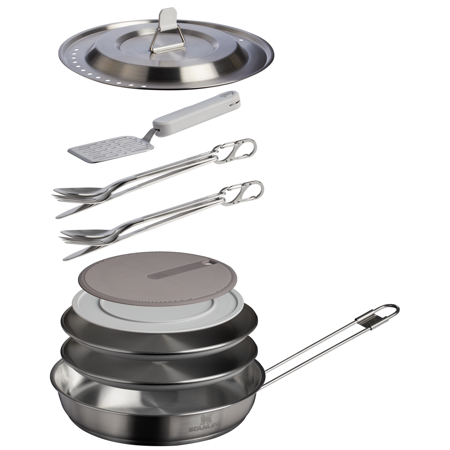 The Wildfare Pro Fry Pan Cookset 15-piece set 1.1 QT