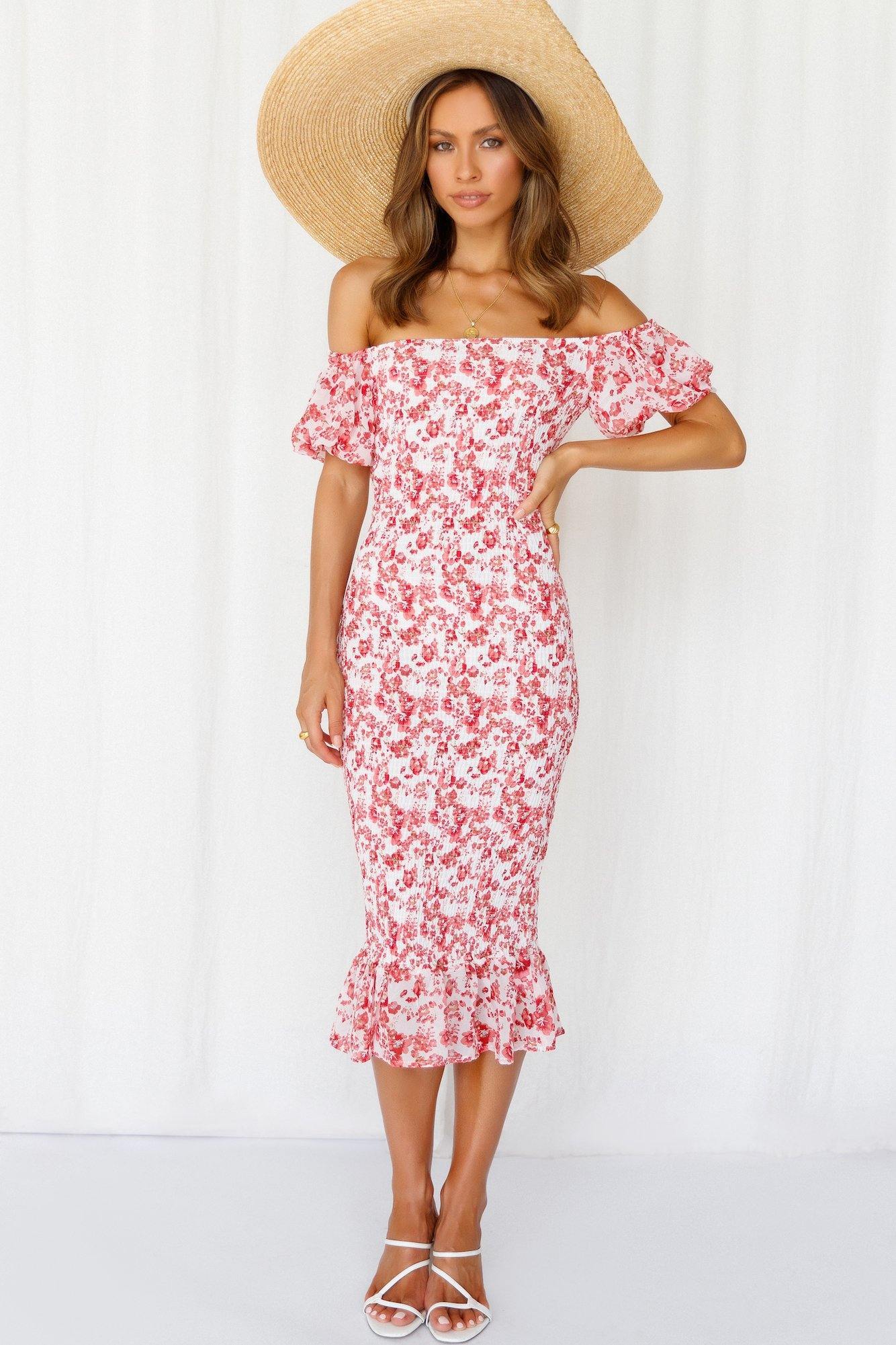 Blessings Midi Dress Pink | Hello Molly USA