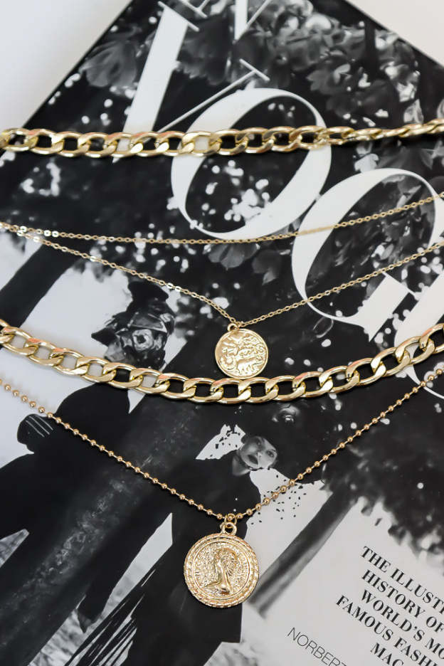 City Plaza Necklace Gold