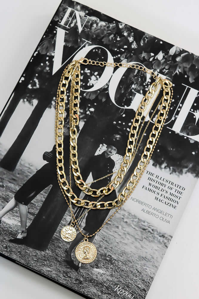 City Plaza Necklace Gold