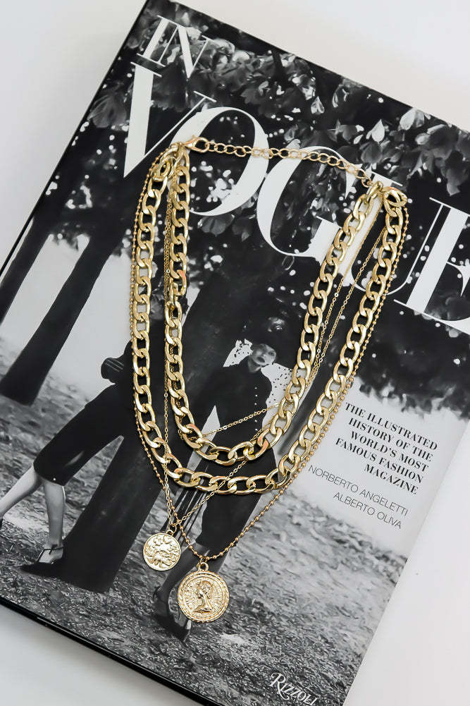 City Plaza Necklace Gold