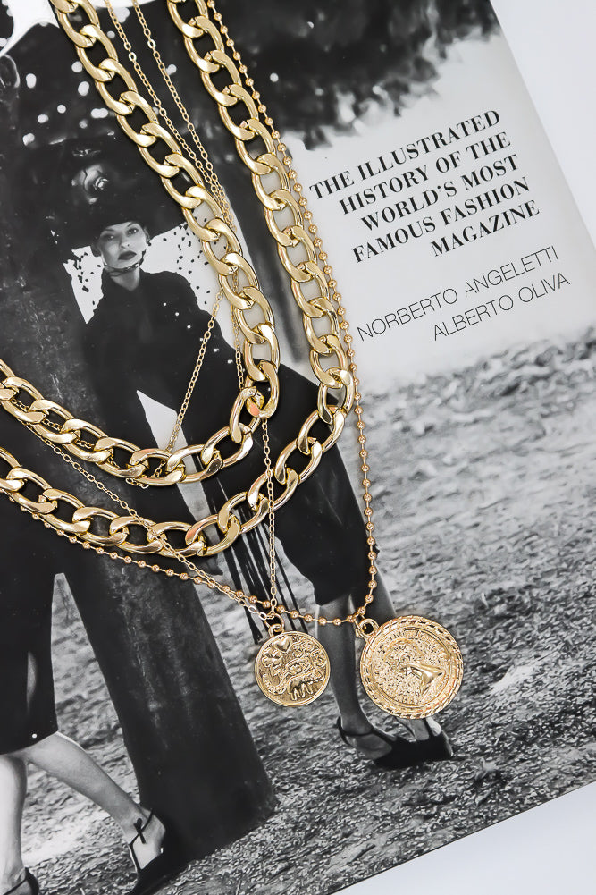 City Plaza Necklace Gold