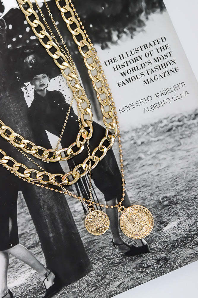 City Plaza Necklace Gold