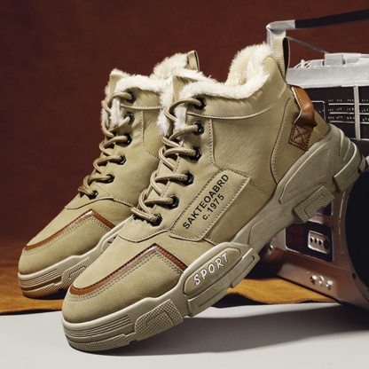 Men's Outdoor Comfy Arch Support Waterproof Walking Shoes-3