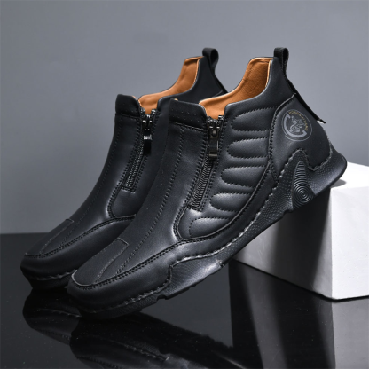 🏃👟48% OFF !!!⏱️Last Hour!!🔥Clearance!!!🔥Men's Spring/Summer Essential High-Top Lightweight Side Zipper Hiking Tooling Boots2