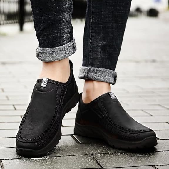 🔥Last Day Promotion 70% OFF 🎁Men's Driving Breathable Easy-on Orthopedic Moccasin Loafers