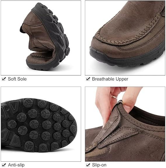 🔥Last Day Promotion 70% OFF 🎁Men's Driving Breathable Easy-on Orthopedic Moccasin Loafers