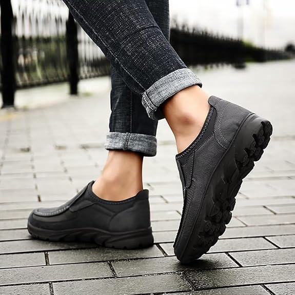 🔥Last Day Promotion 70% OFF 🎁Men's Driving Breathable Easy-on Orthopedic Moccasin Loafers