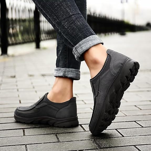 🔥Last Day Promotion 70% OFF 🎁Men's Driving Breathable Easy-on Orthopedic Moccasin Loafers
