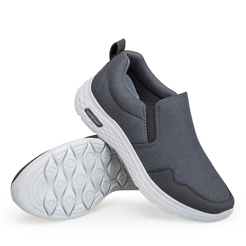 Men's Slip-On Sports Loafers - Breathable Mesh, Goga Max Cushioning