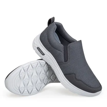 Men's Slip-On Sports Loafers - Breathable Mesh, Goga Max Cushioning