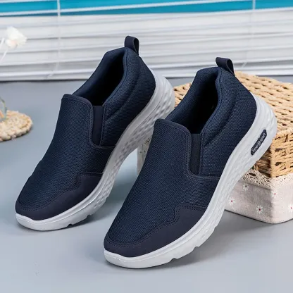 Men's Slip-On Sports Loafers - Breathable Mesh, Goga Max Cushioning