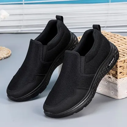 Men's Slip-On Sports Loafers - Breathable Mesh, Goga Max Cushioning