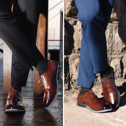 Stylish orthopedic formal shoes for men that can stand for long periods of time - tested and approved by professional cobblers