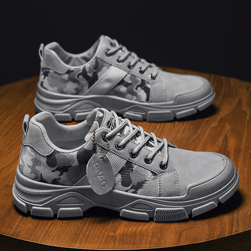 Men's Breathable Comfortable Board Shoes | Fashion Casual Low Top Canvas Shoes