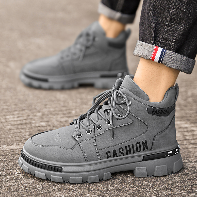 Mens Snow Boots Waterproof Winter Boots for Men Fur Lined Warm Ankle Boots