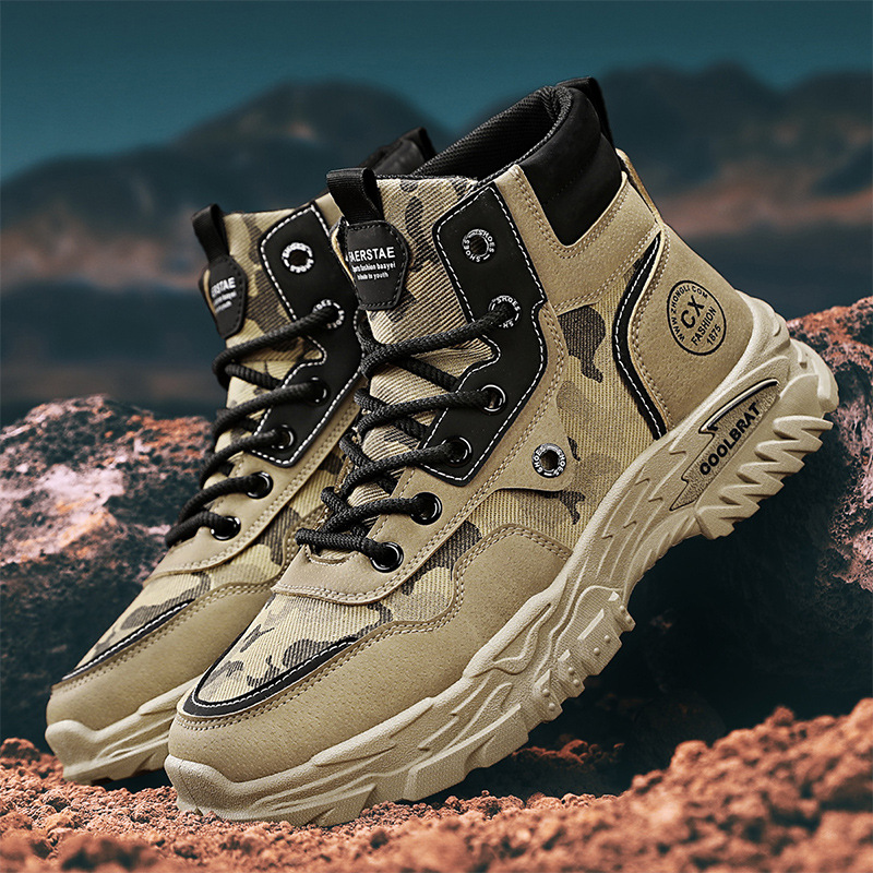 2024 new high top heightened Martin boots | men's casual outdoor short boots