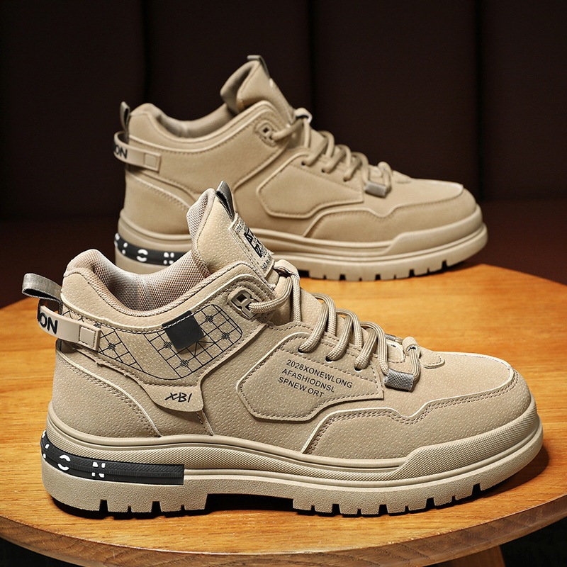 Men's shoes new breathable high-top non-slip sports and leisure board shoes