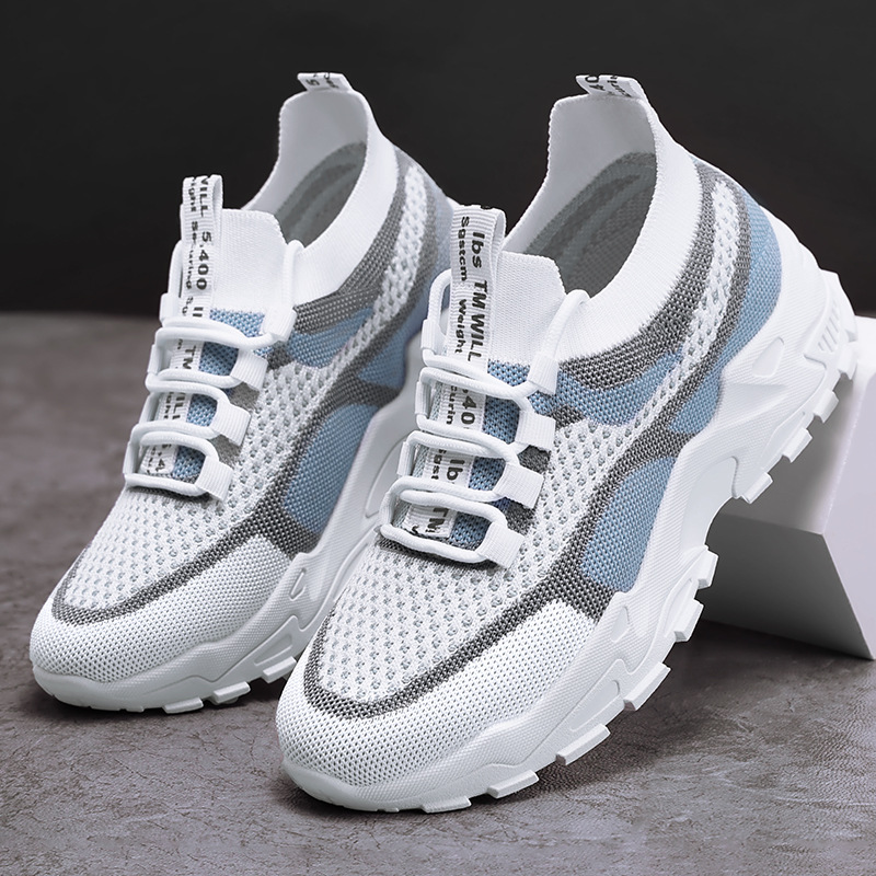 🔥Last Day Promotion 70% OFF🔥Women's Colorblock Knitted Sneakers, Stylish Breathable Low Top Running Trainers, Comfy Outdoor Sports Shoes