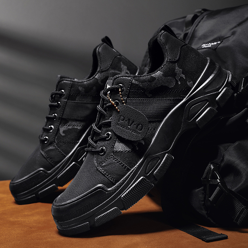 Men's Breathable Comfortable Board Shoes | Fashion Casual Low Top Canvas Shoes