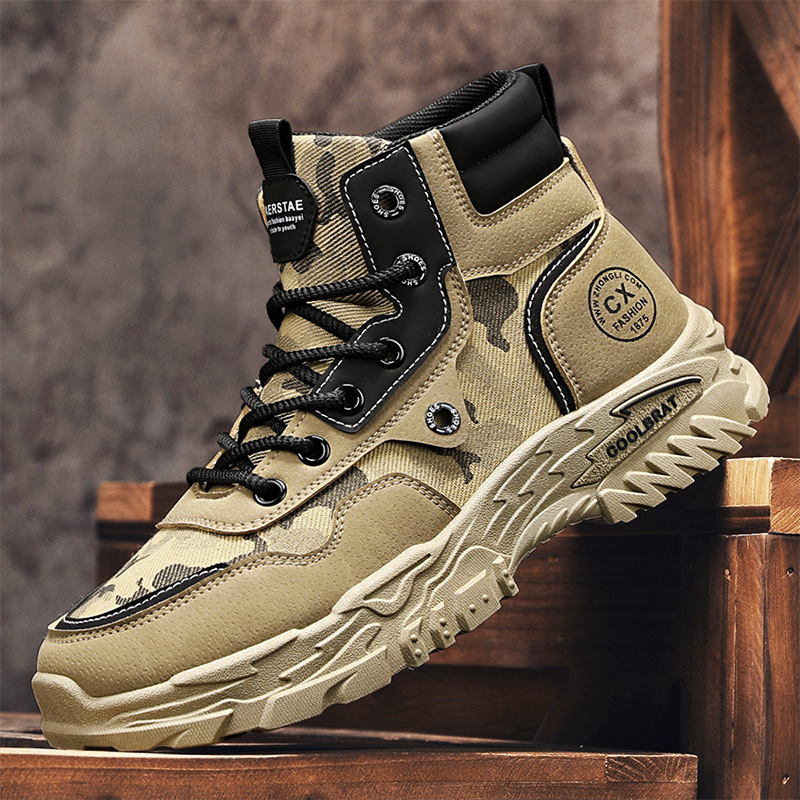 2024 new high top heightened Martin boots | men's casual outdoor short boots