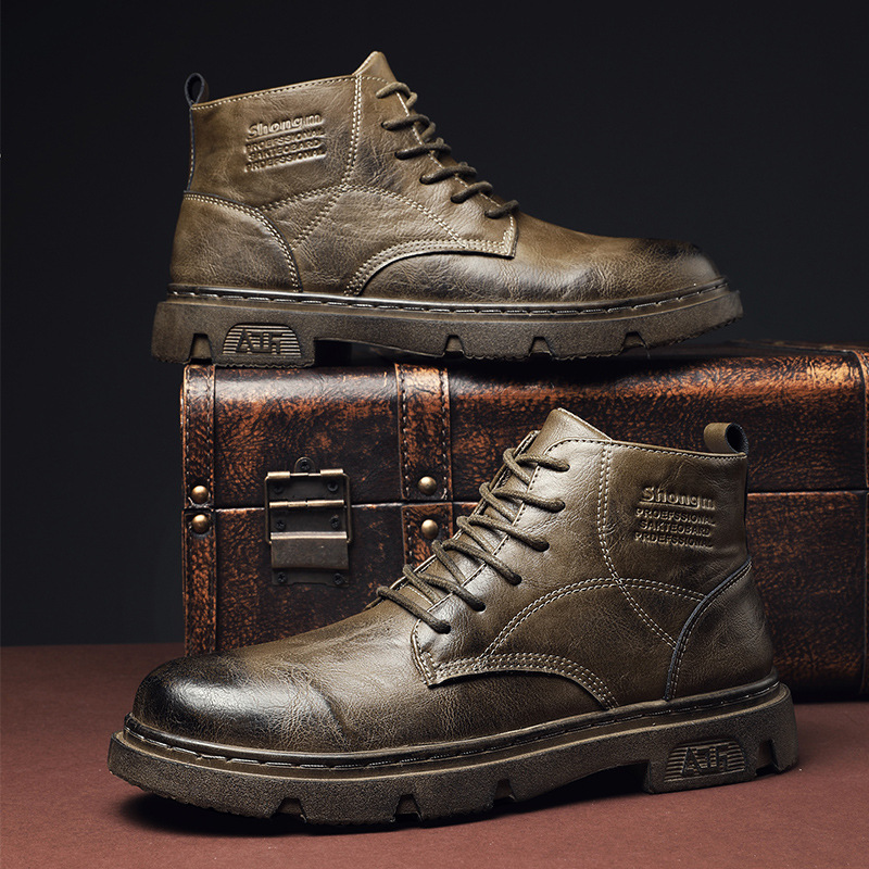 Men's Outdoor Comfy Arch Support Waterproof Walking Shoes-2