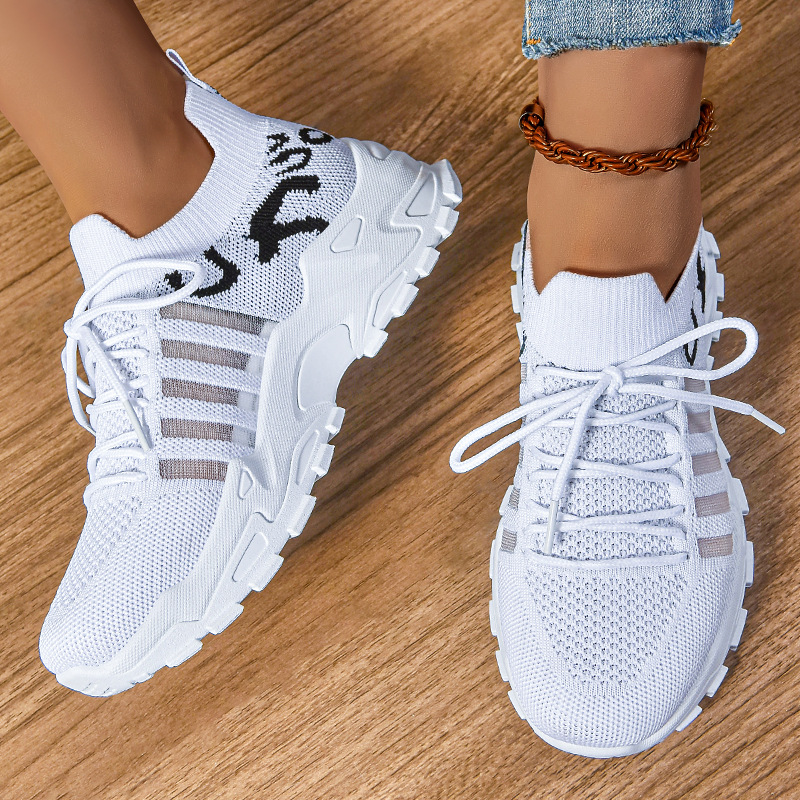 🔥Last Day Promotion 70% OFF🔥Women's Casual Athletic Sneakers - Breathable Mesh Leopard Print, Lightweight Lace-Up Running Shoes