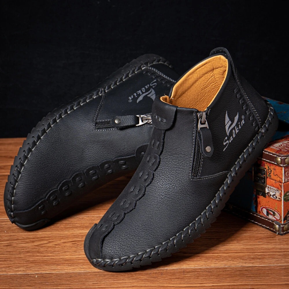 Men's Outdoor Comfy Arch Support Waterproof Walking Shoes-1