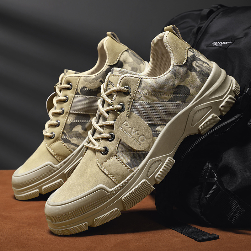 Men's Breathable Comfortable Board Shoes | Fashion Casual Low Top Canvas Shoes