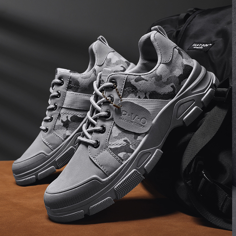 Men's Breathable Comfortable Board Shoes | Fashion Casual Low Top Canvas Shoes